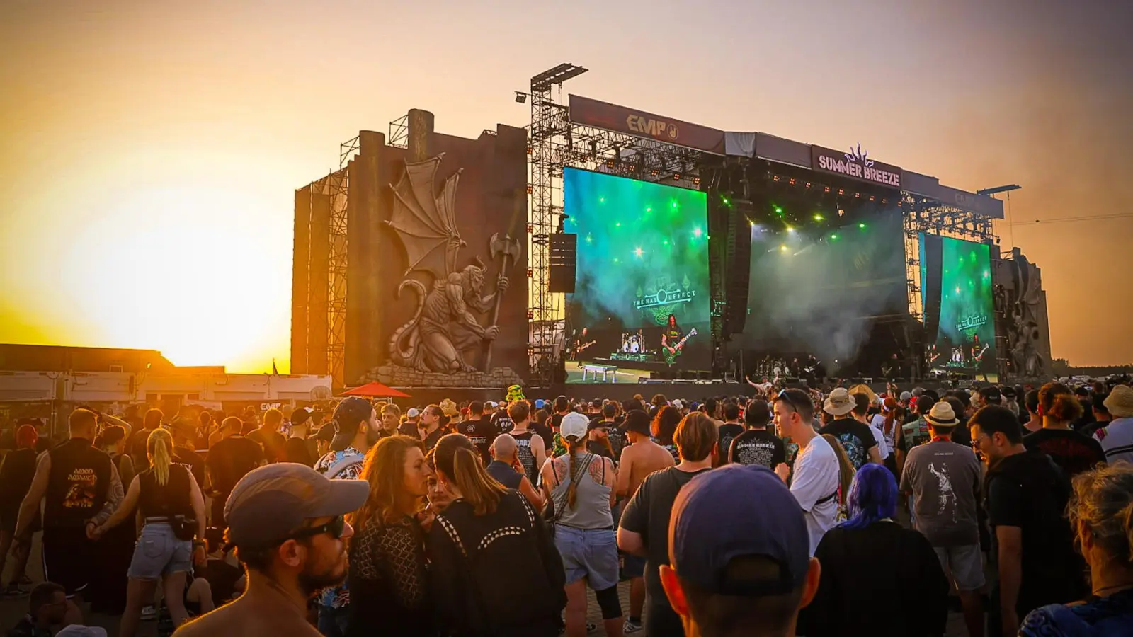 Zum Summer Breeze 2026 werden bei Dinkelsbühl wieder Zehntausende Metal-Fans erwartet. (Archivbild: Martina Haas)