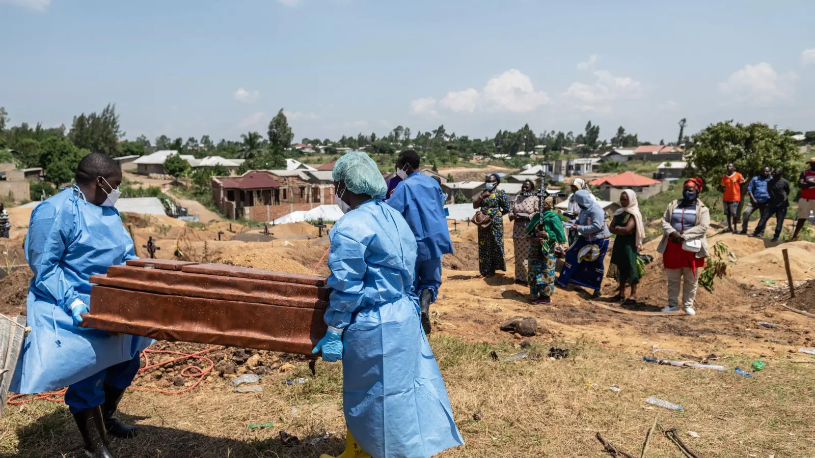 Schon mehr als 700 Menschen sind im Kongo an Ebola gestorben. (Archivbild) (Foto: Moses Sawasawa/AP/dpa)