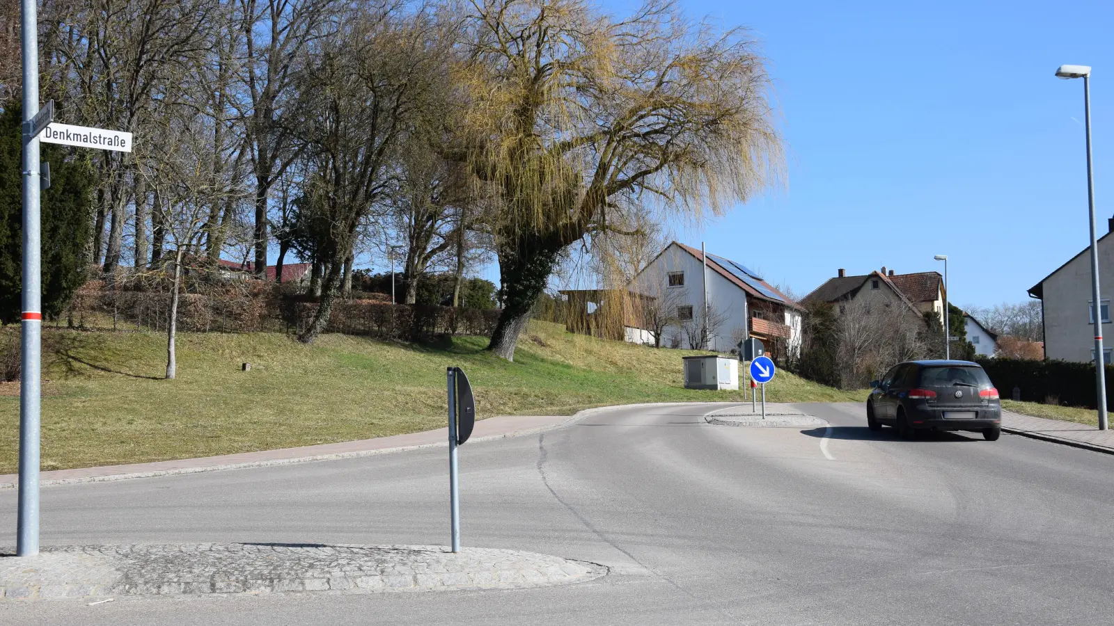 55 Meter lang und ein Durchmesser von 1,20 Metern: Diese Abmessungen soll der Stauraumkanal in der Denkmalstraße bekommen. Er hält damit einem fünfjährigen Niederschlagsereignis stand. (Foto: Florian Schwab)