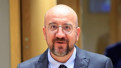 EU-Ratspräsident Charles Michel beim EU-Gipfel in Brüssel. (Foto: Geert Vanden Wijngaert/AP)