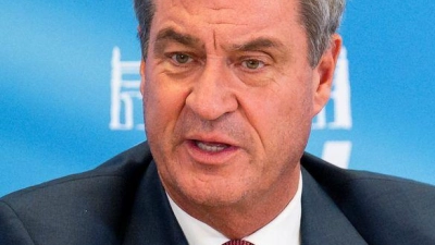 Markus Söder fordert Konsequenzen aus dem Linken-Sieg in Berlin. (Foto: Daniel Vogl/dpa)