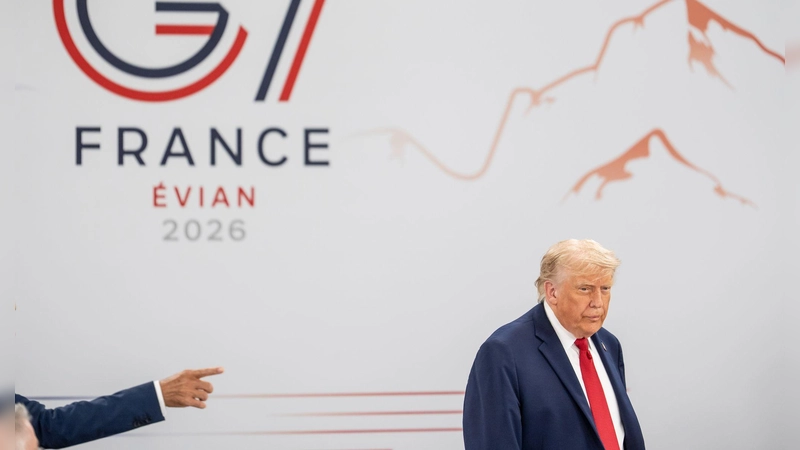 Trump: Iran-Deal könnte früher unterzeichnet werden. (Foto: Michael Kappeler/dpa-Pool/dpa)