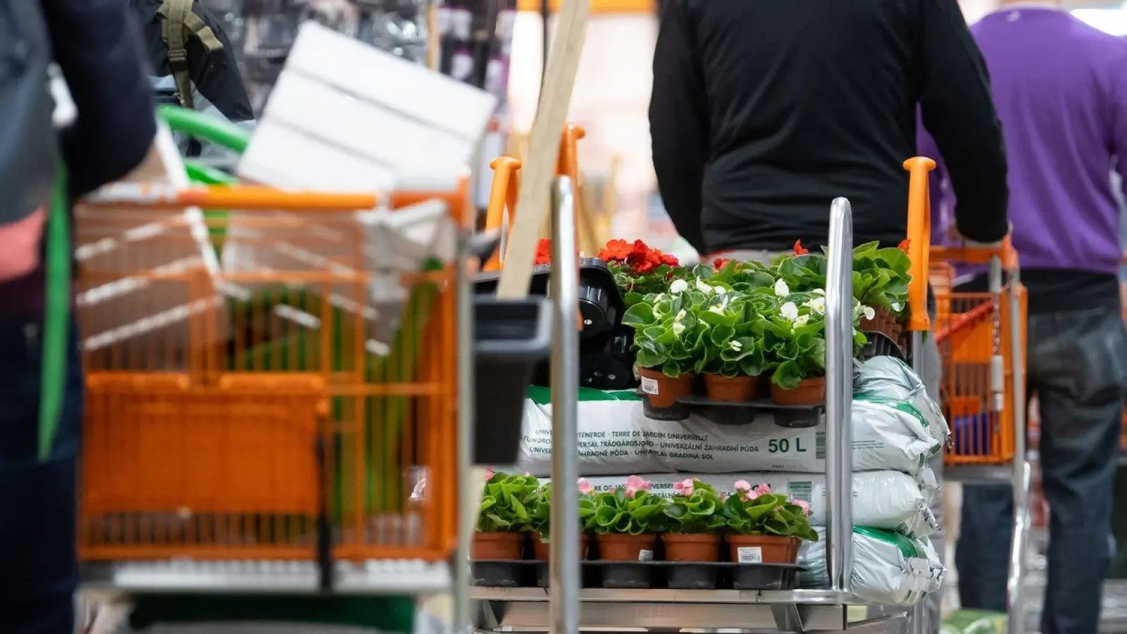 Die Baumarktbranche hofft 2024 auf bessere Geschäfte. Immerhin ein wenig Anlass zur Zuversicht bieten das Absinken der Inflationsrate sowie die Erhöhung der Reallöhne, so ein Branchenvertreter. (Foto: Sven Hoppe/dpa)