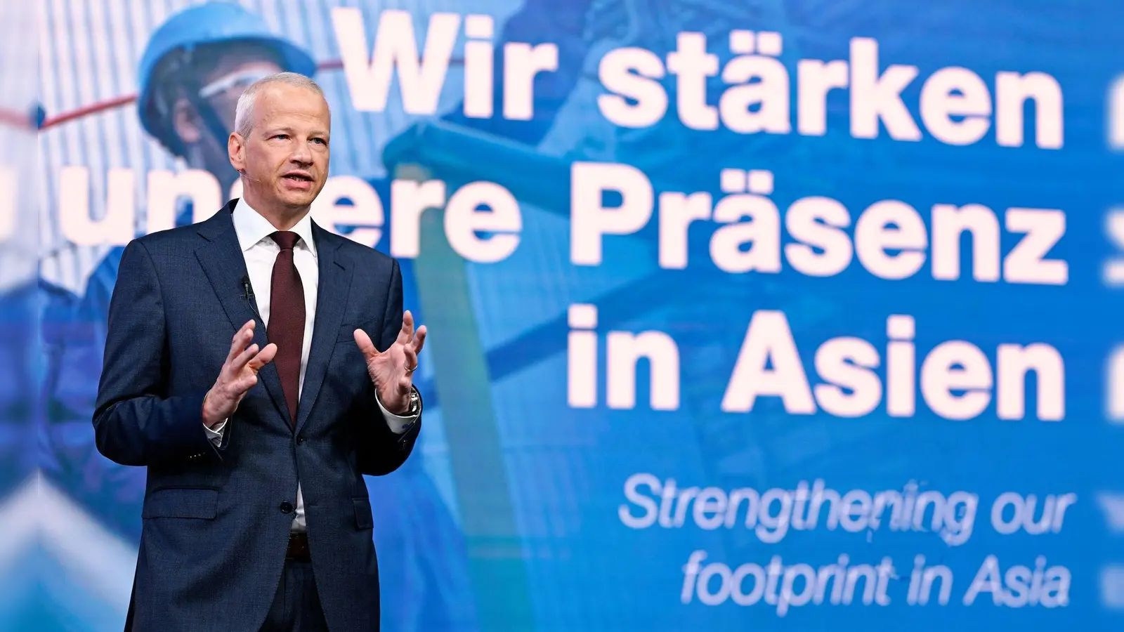 Markus Kamieth war Asien-Chef der BASF, bevor er 2024 zum neuen Vorstandsvorsitzenden des Konzerns wurde und Martin Brudermüller ablöste. (Archivbild) (Foto: Uwe Anspach/dpa)