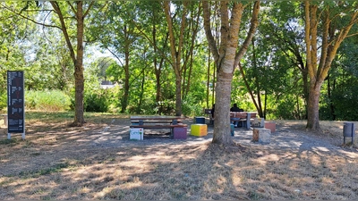 Mit dem Platz im Bürgerpark hat die Stadt Ansbach einen Treffpunkt für Jugendliche geschaffen. Der Weg dahin war langwierig und mit einigem Ärger verbunden. (Foto: Florian Schwab)