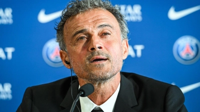 Hofft auf eine Einigung zwischen Kylian Mbappé und PSG: Trainer Luis Enrique. (Foto: Matthieu Mirville/ZUMA Press Wire/dpa)