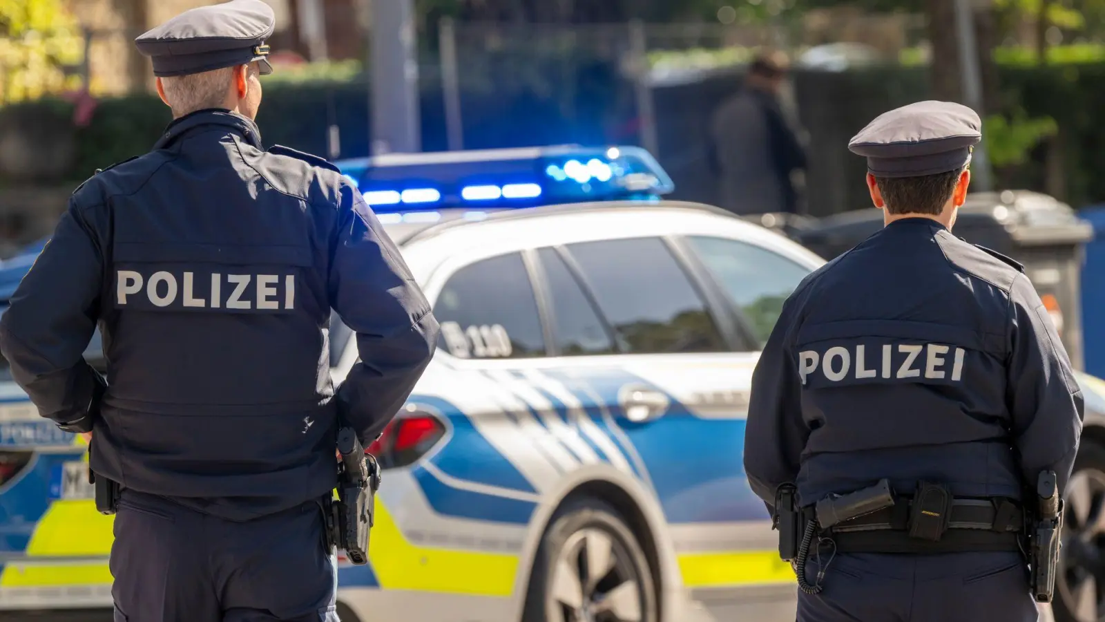 Die Polizei sucht im Auracher Ortsteil Weinberg nach Hinweisen, was mit dem Reh geschehen sein könnte. (Symbolbild: Peter Kneffel/dpa)