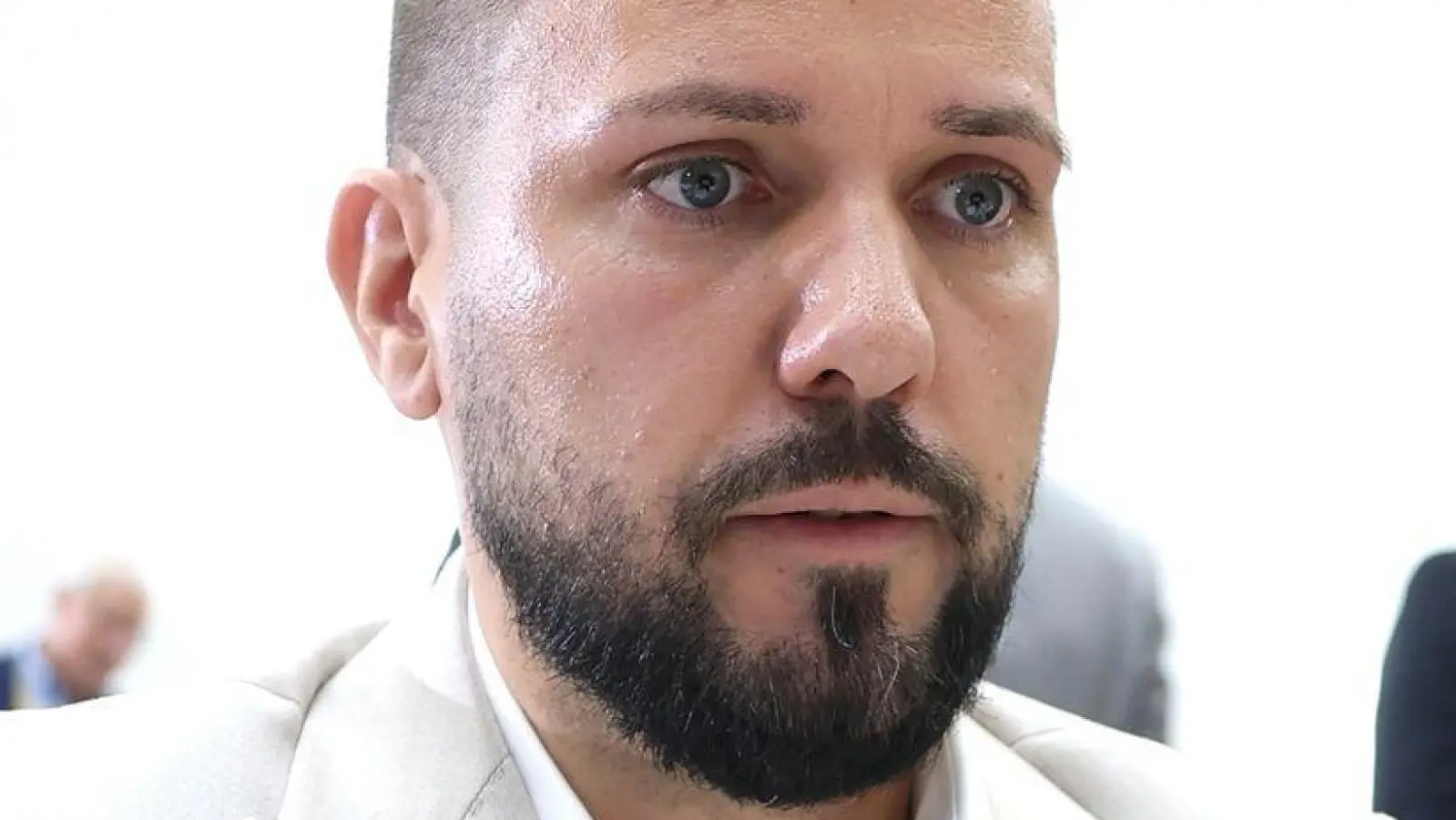 Nun Landtagspräsident in Magdeburg: Tobias Rausch (AfD). (Foto: Jan Woitas/dpa pool/dpa)