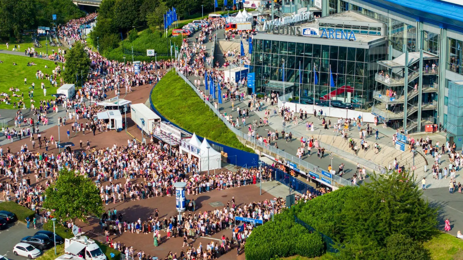 180.000 Fans wollten die Sängerin allein in Gelsenkirchen sehen - das hat die Suchanfragen bei Airbnb deutlich nach oben getrieben. (Archivbild) (Foto: Christoph Reichwein/dpa)