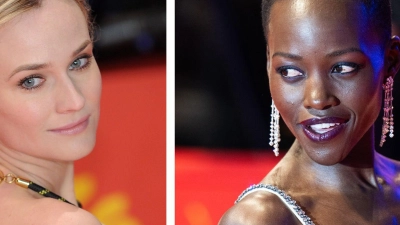 Zwei Darstellerinnen der Helena: Diane Kruger (l) und Lupita Nyong'o. (Archivbilder) (Foto: Jörg Carstensen/Hannes P Albert/dpa)