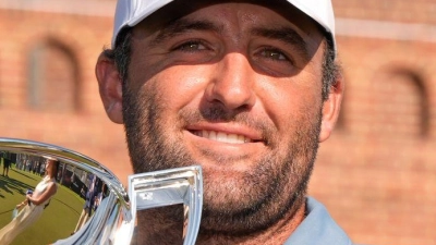 US-Golfstar Scottie Scheffler gewann in Atlanta die Tour Championship. (Foto: Mike Stewart/AP/dpa)