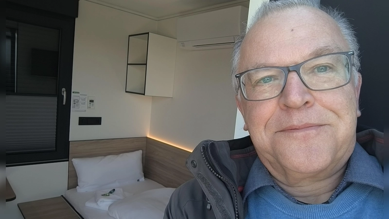 FLZ-Redakteur Thomas Schaller hat das neue Mikrohotel in Wörnitz getestet (Foto: Thomas Schaller)