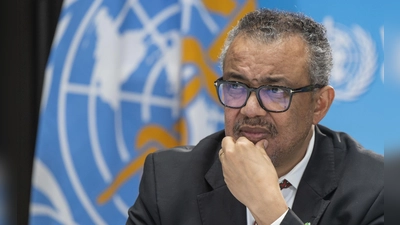 WHO-Chef Tedros sorgt sich um die Lage im Norden Gazas. (Archivbild) (Foto: Martial Trezzini/Keystone/dpa)