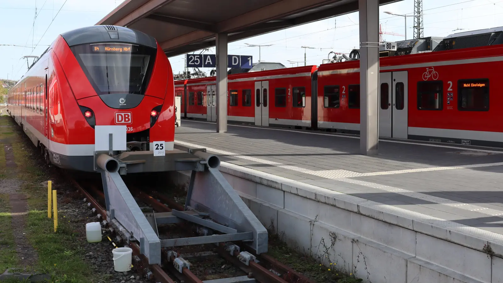 Mitte Januar gilt für wenige Tage ein geänderter Fahrplan für die S4 zwischen Ansbach und Nürnberg Hauptbahnhof. (Symbolbild: Thomas Schaller)