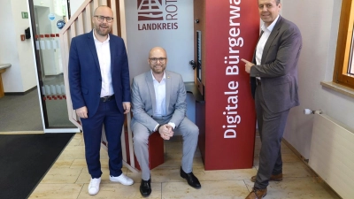 Die „Bürgerwabe“ soll die Digitalisierung im Landkreis Roth vorantreiben.  (Foto: Petra Schoplocher/Landratsamt Roth/dpa)