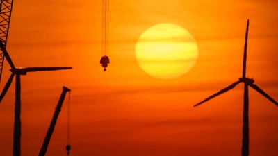 Diebe stahlen Zubehör von einer Baustelle für Windkraftanlagen bei Dietenhofen. (Symbolbild: Patrick Pleul/dpa)