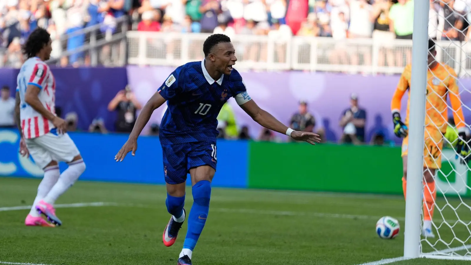 Kylian Mbappé konnte wieder jubeln.  (Foto: Matt Slocum/AP/dpa)