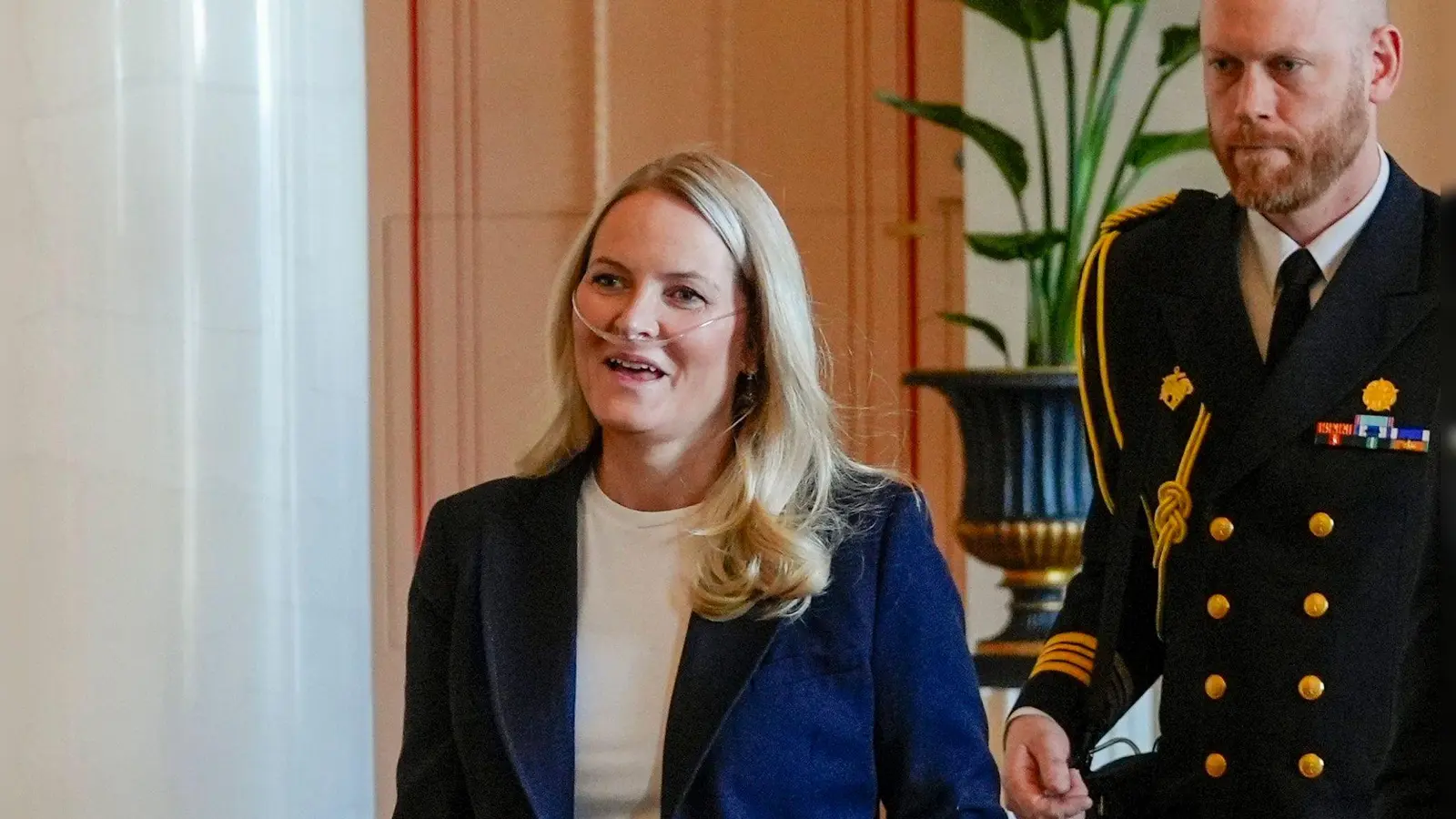 Die norwegische Kronprinzessin Mette-Marit leidet unter einer schweren Lungenfibrose. (Archivbild) (Foto: Lise Åserud/NTB Pool/dpa)