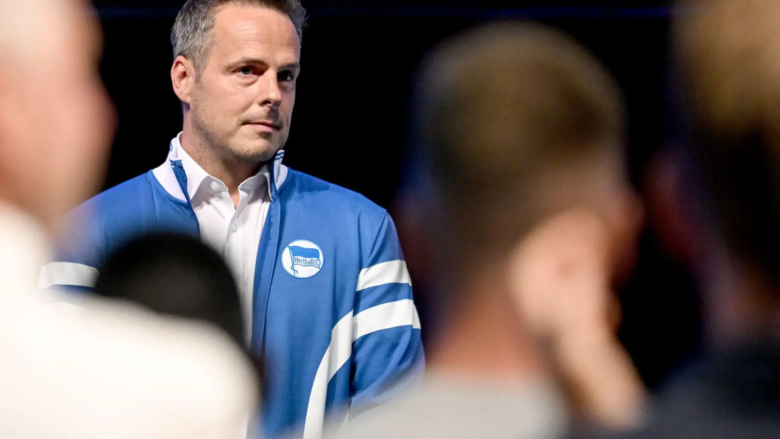 Der Präsident von Hertha BSC, Kay Bernstein, strebt eine eigene Frauenfußball-Abteilung an. (Foto: Britta Pedersen/dpa)