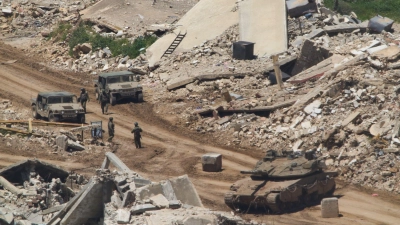 Israelische Soldaten im Südlibanon. (Archivbild) (Foto: Ariel Schalit/AP/dpa)