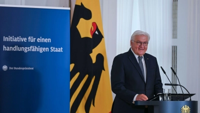 Die Initiative für einen handlungsfähigen Staat legt ihren Abschlussbericht vor - Schirmherr ist Bundespräsident Steinmeier. (Foto: Katharina Kausche/dpa)