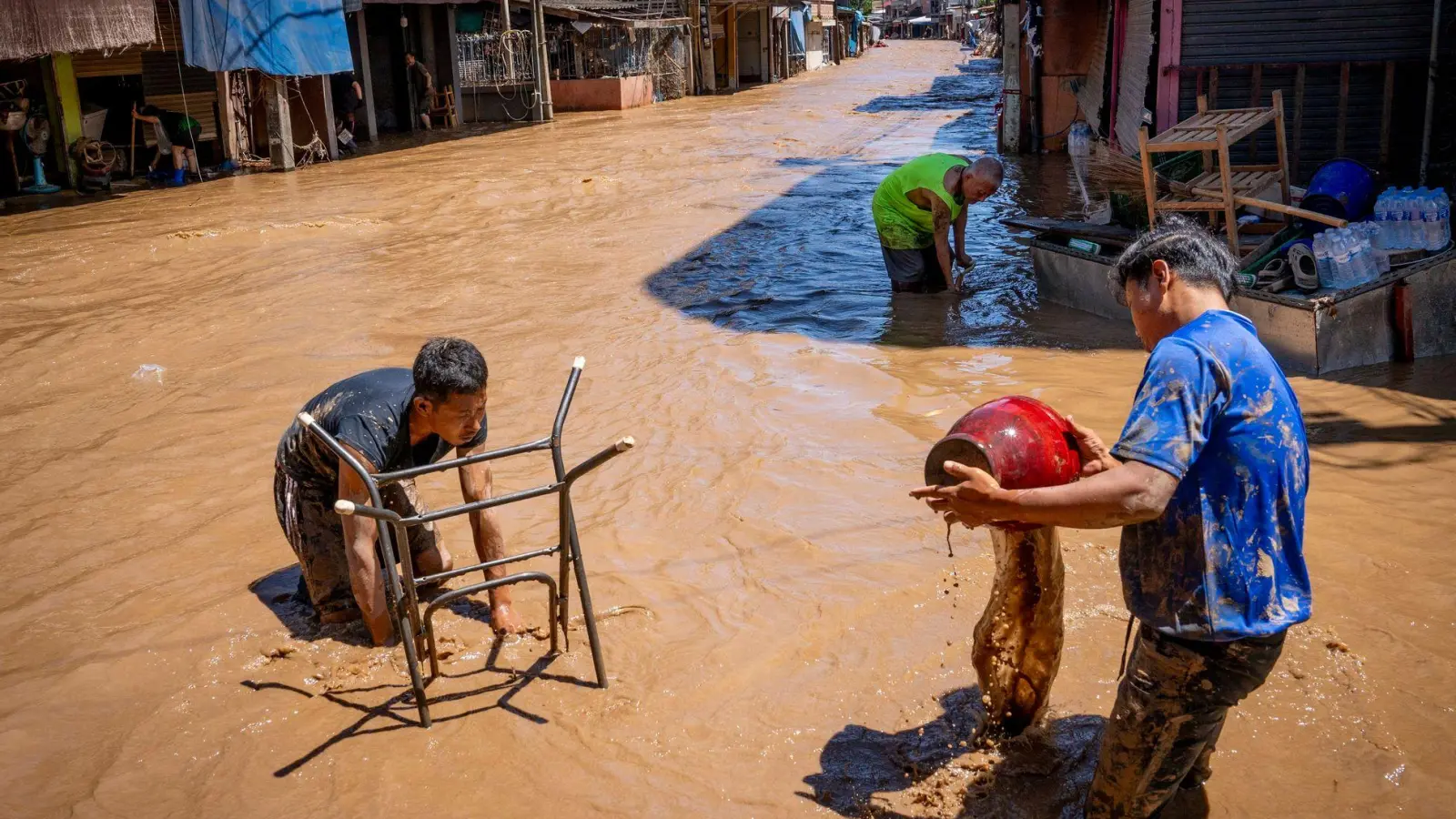 In Nordthailand gibt es schwere Überschwemmungen. (Foto: Adryel Talamantes/ZUMA Press Wire/dpa)