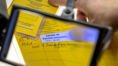 Die Kripo überprüfte im Zusammenhang mit dem Verfahren gegen den Hausarzt zahlreiche Impfausweise. (Archivbild) (Foto: Stefan Puchner/dpa)