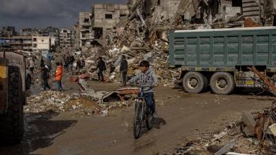 Eine UN-Resolution soll den US-Plan zur Beendigung des Gaza-Kriegs sichern. (Archivbild)  (Foto: Omar Ashtawy/APA Images via ZUMA Press Wire/dpa)