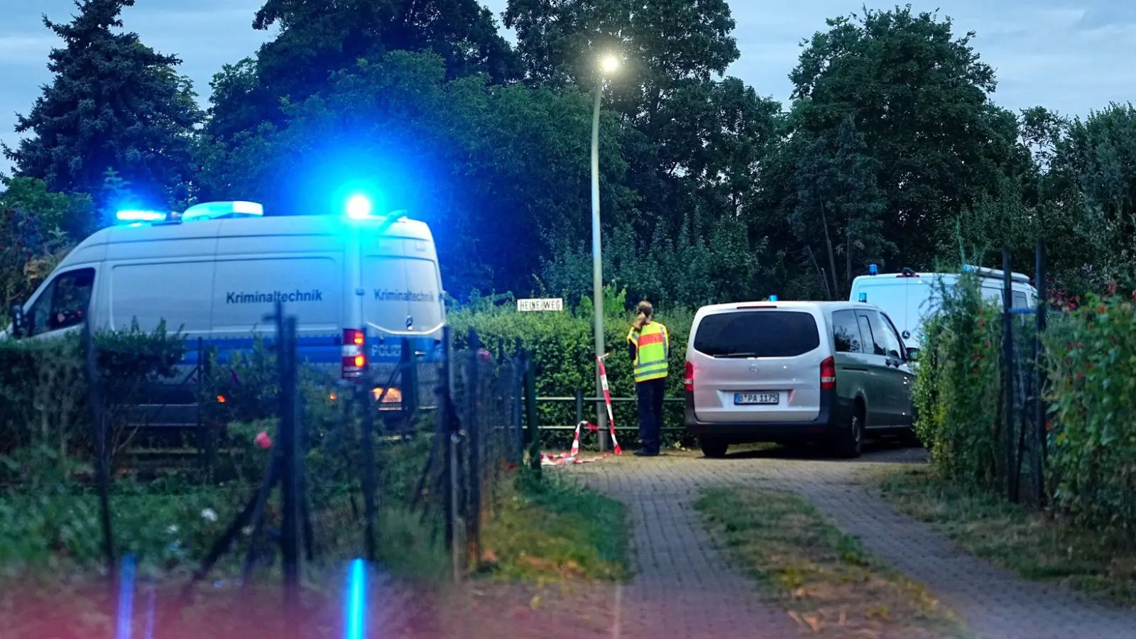 Der mutmaßliche Täter starb bei einem Polizeieinsatz in Berlin-Spandau. (Foto: Michael Kappeler/dpa)