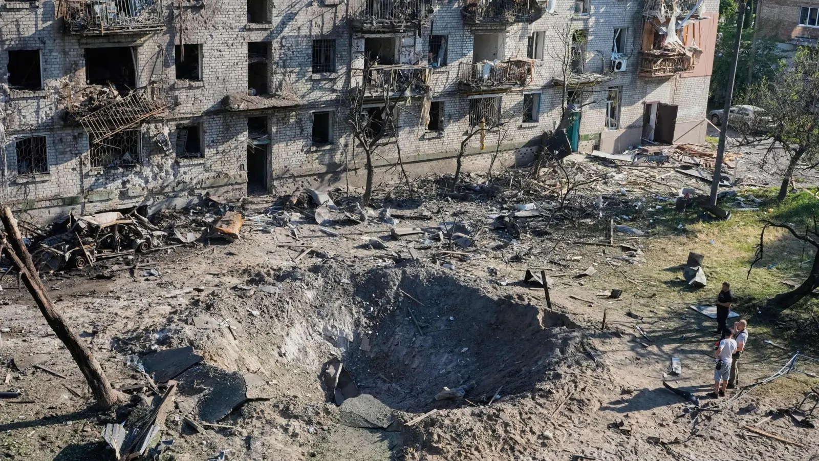 In Kiew hat ein russischer Raketenangriff 30 Menschen getötet. (Archivbild) (Foto: Efrem Lukatsky/AP/dpa)