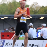 Florian Bremm kurz vor dem Ziel in Wattenscheid. (Foto: Theo Kiefner)