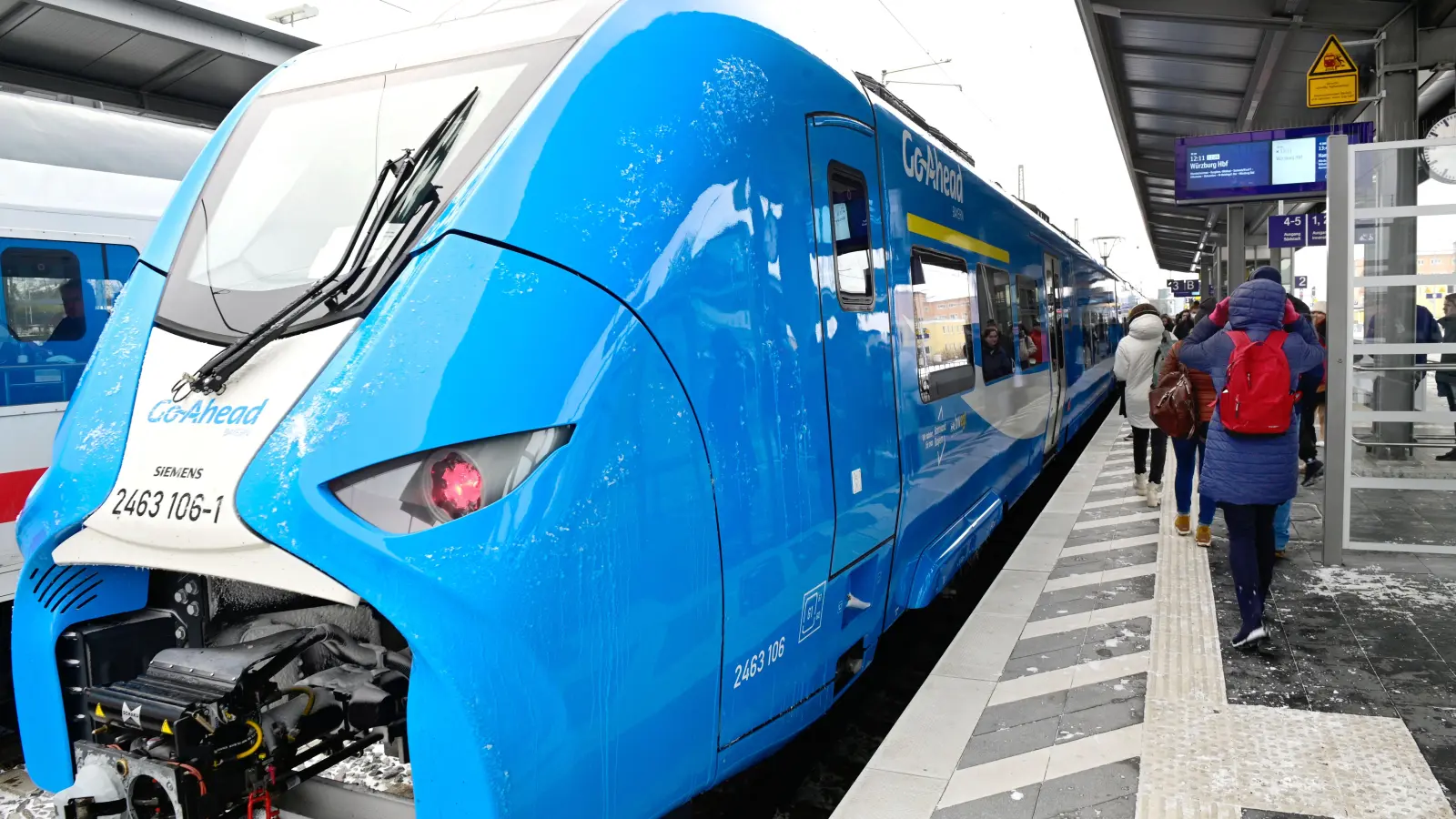 Ein Go-Ahead-Zug am Ansbacher Bahnhof. Ab 11. Juni werden hier auch Züge von WFL eingesetzt. (Foto: Jim Albright)