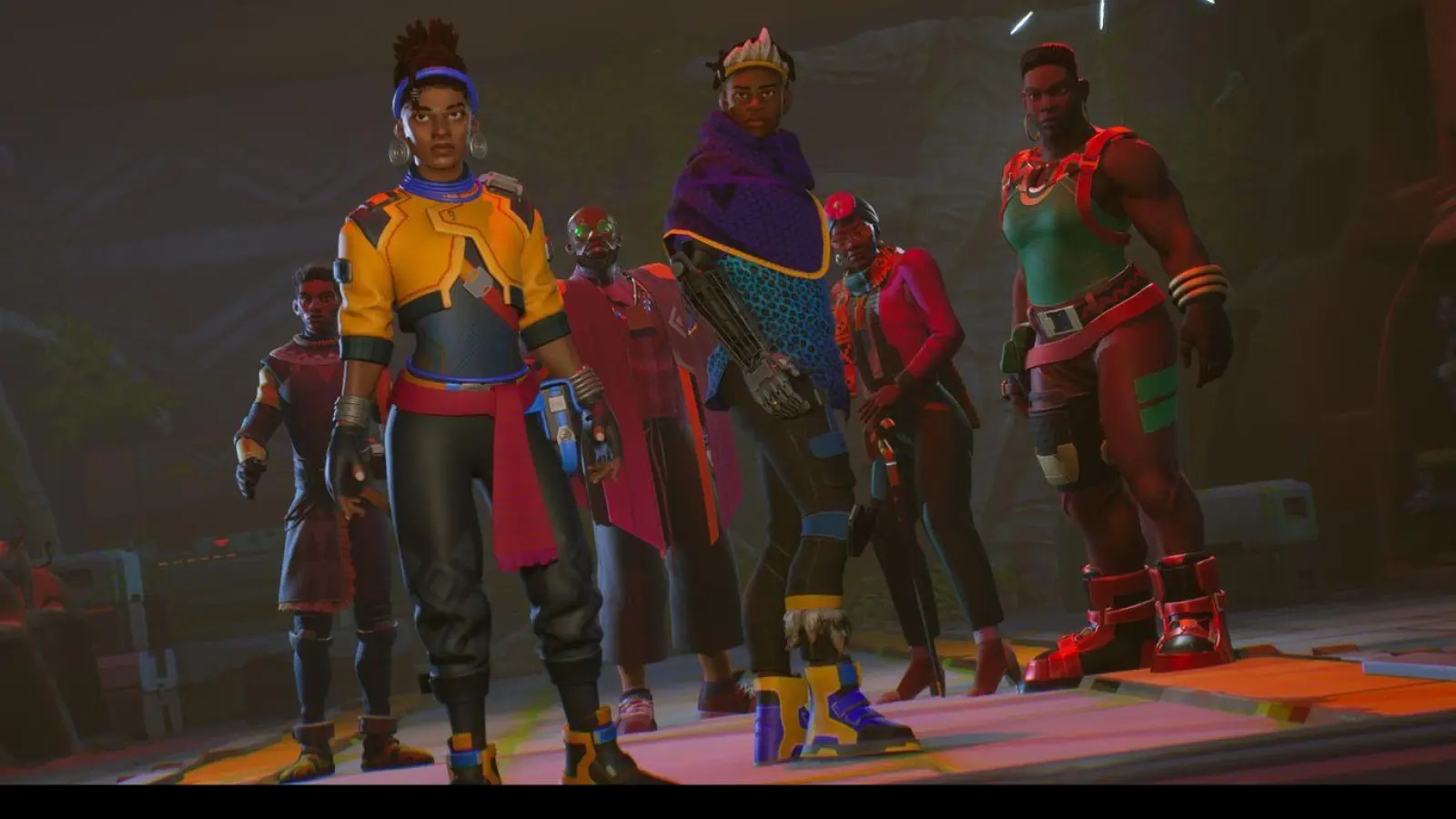 Traditionelle Farben, Muster und Materialien neben Hologrammen und Kraftfeldern: Die Spielwelt von „Relooted“ ist - sagen wir - afrofuturistisch gehalten. (Foto: Nyamakop/dpa-tmn)