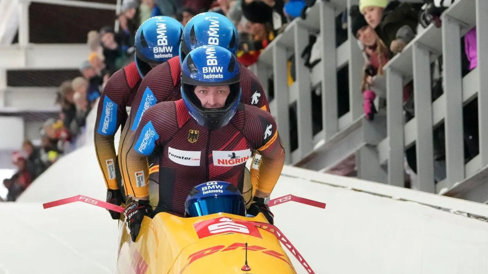 Viererbob-Pilot Francesco Friedrich gewann in Lake Placid. (Foto: Seth Wenig/AP)