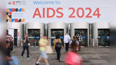 Die 25. Welt-Aids-Konferenz ist am Montag in München gestartet. (Foto: Karl-Josef Hildenbrand/dpa)