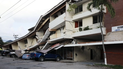Bei dem Erdbeben in Panama wurden nach ersten Erkenntnissen rund 400 Gebäude beschädigt.  (Foto: Daniel Gonzalez/XinHua/dpa)