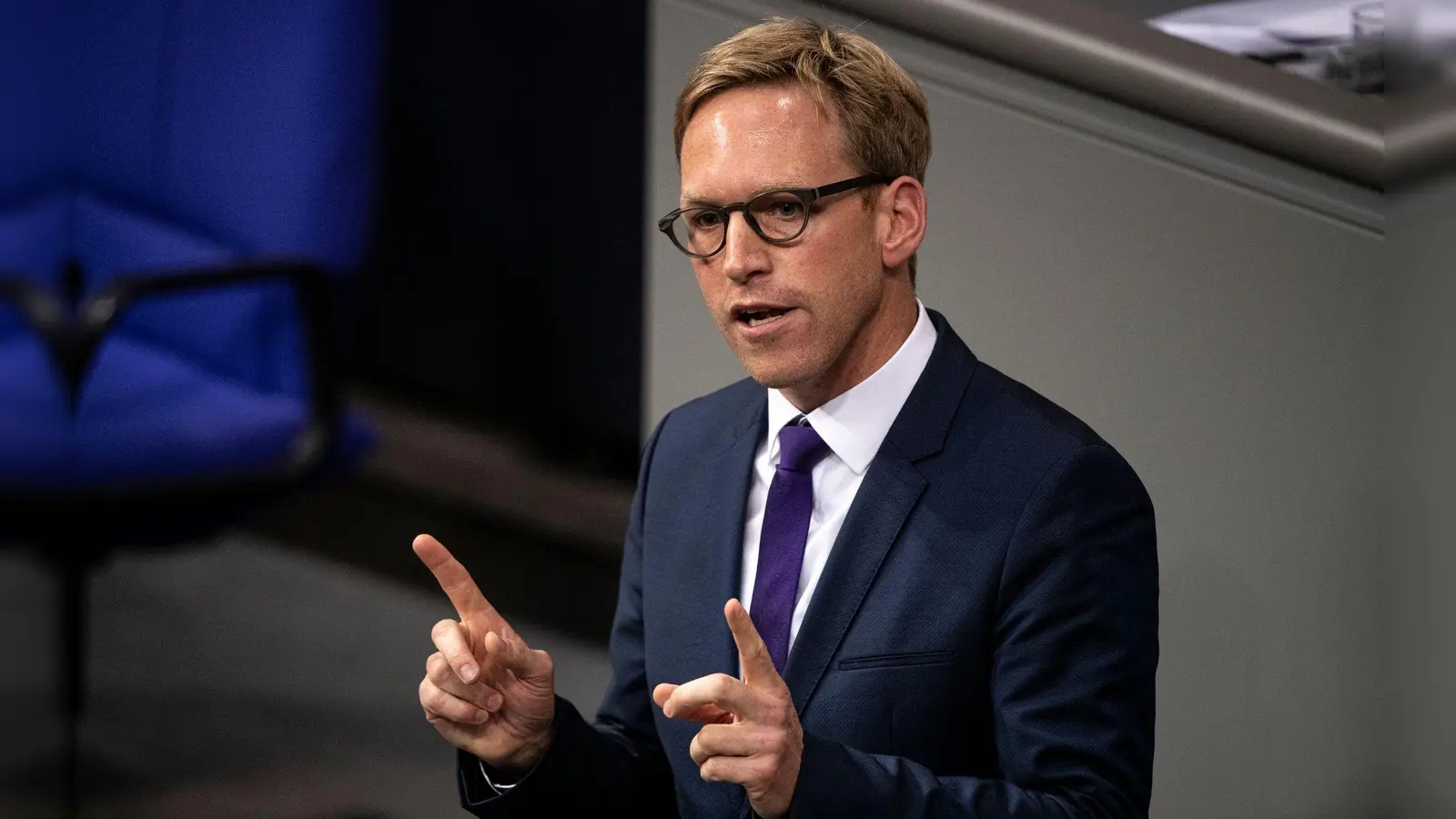 Der Vorsitzende des Bundestagsgremiums zur Kontrolle der Geheimdienste, Marc Henrichmann (CDU). (Foto: Fabian Sommer/dpa)