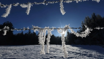 Das Jahresende wird sonnig und frostig in Bayern. (Symbolbild) (Foto: Karl-Josef Hildenbrand/dpa)