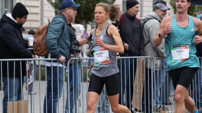 Kristina Höhn wurde Fünfte im Frauen-Rennen. (Foto: Theo Kiefner)