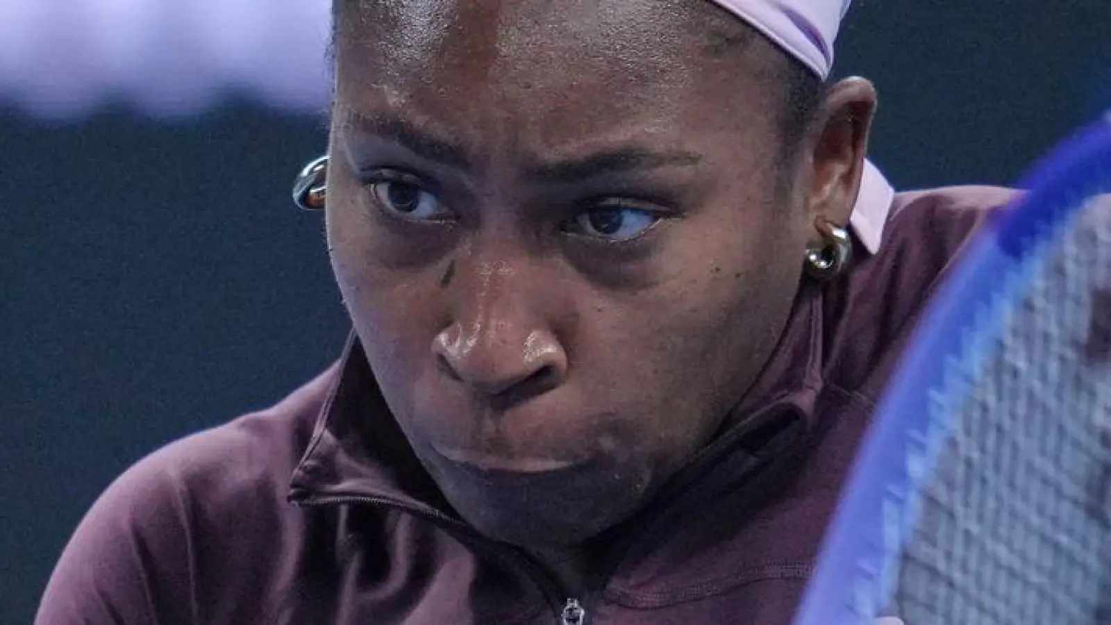Beim Turnier in Peking gab es eine Kontroverse um Coco Gauff.  (Foto: Achmad Ibrahim/AP/dpa)