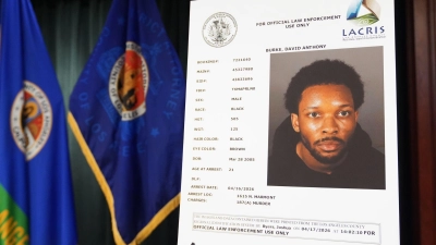 Gegen den US-Musiker David Burke alias D4vd wurde Mordanklage erhoben.  (Foto: Damian Dovarganes/AP/dpa)