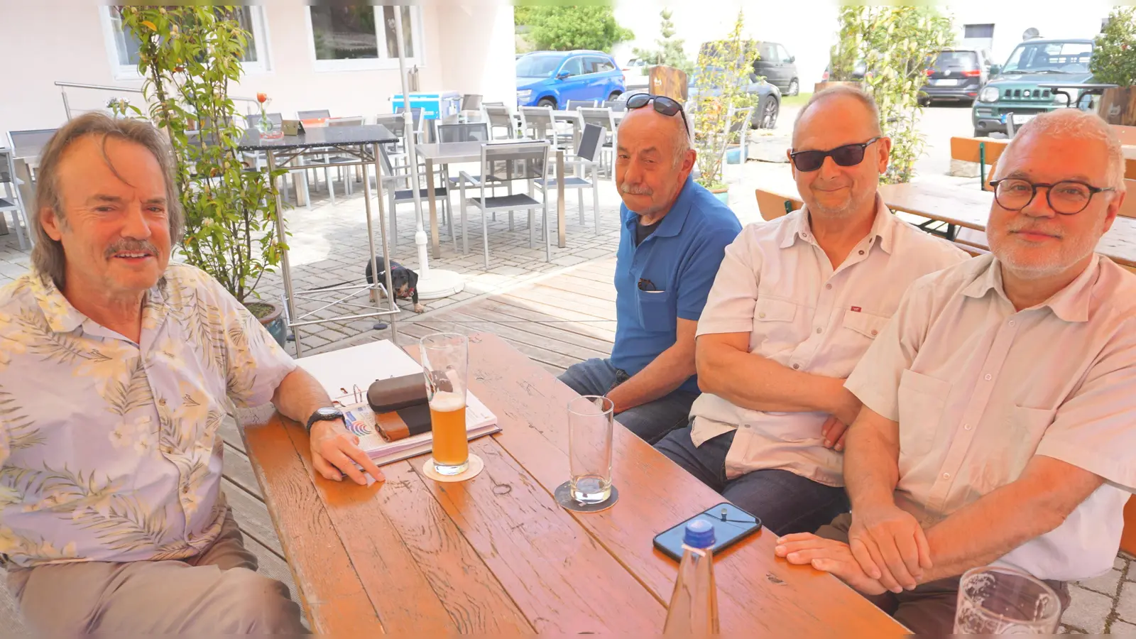 Möchten in Sachsen einen Kulturbeirat etablieren (von links): Klaus Eberhardt, Gerhard Rosenhauer, Roland Nixdorf und Franz Meißner. (Foto: Andrea Walke)