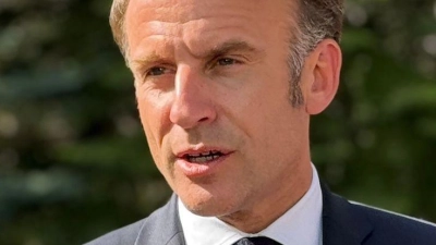 Hofft auf einen Waffenstillstand zwischen dem Iran und Israel: Frankreichs Präsident Emmanuel Macron. (Foto: Ansgar Haase/dpa)