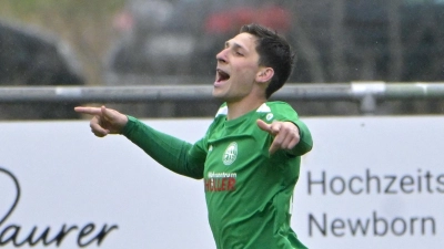 Drei Tore gegen Aufkirchen: Top-Torjäger Michael Sperr von der SG Herrieden (hier in einem anderen Spiel). (Foto: Martin Rügner)