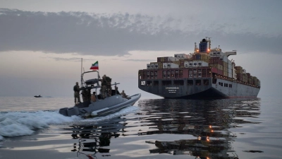 Iran blockiert die Straße von Hormus für den internationalen Schiffsverkehr. (Foto: Meysam Mirzadeh/Tasnim News Agency/AP/dpa)