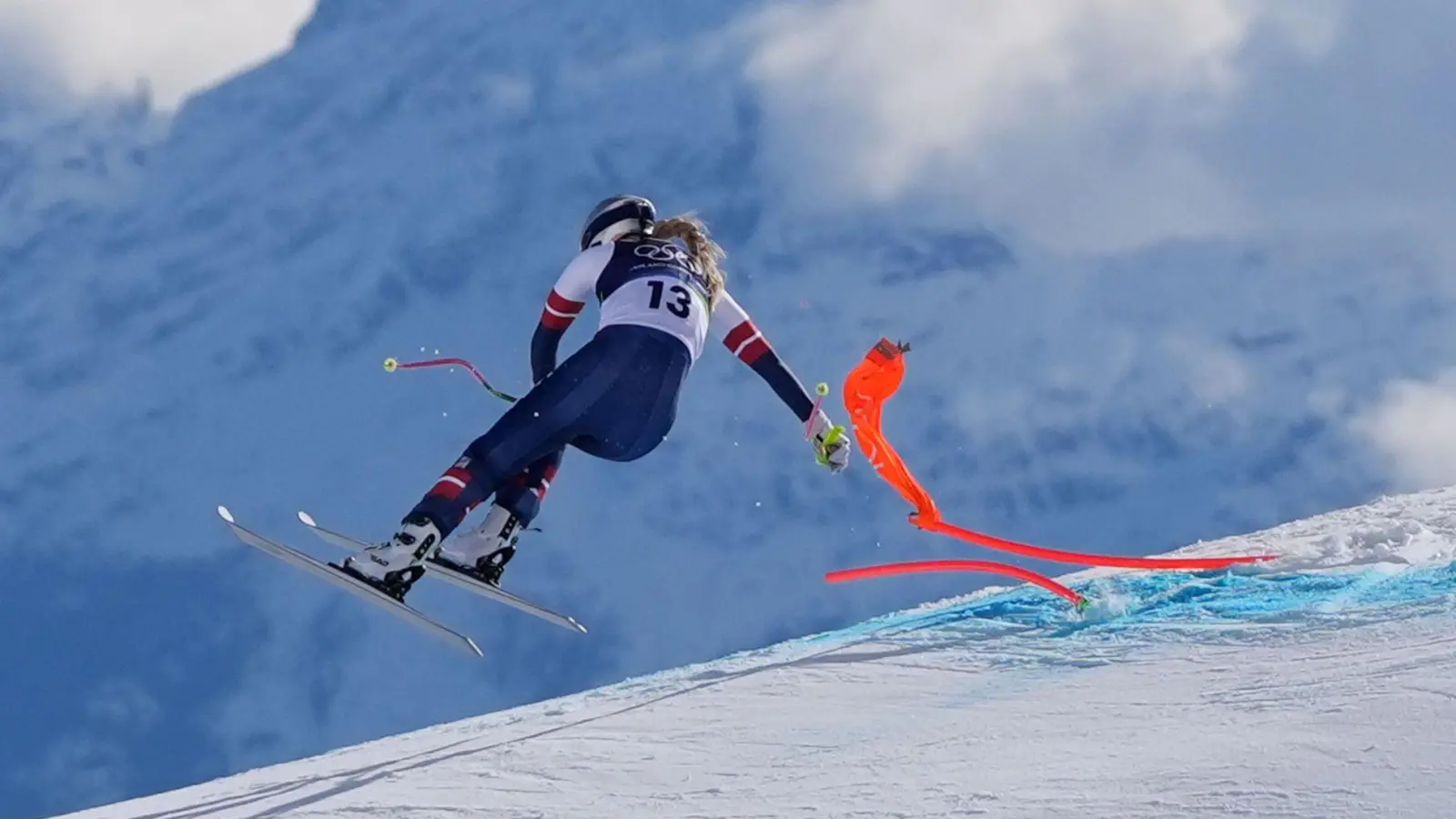 Lindsey Vonn stürzte in der olympischen Abfahrt schwer. (Archivbild) (Foto: Jacquelyn Martin/AP/dpa)