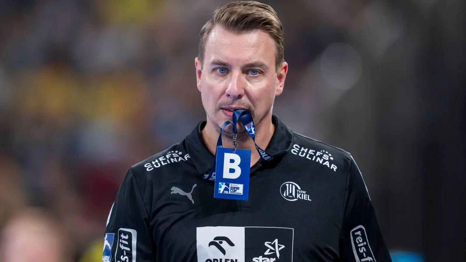 Trainer Filip Jicha und THW Kiel haben bei HC Eurofarm Pelister in Nordmazedonien gewonnen. (Foto: David Inderlied/dpa)