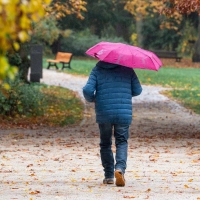 In den kommenden Tagen heißt es wieder: Regenschirm einpacken. (Foto: Daniel Vogl/dpa)
