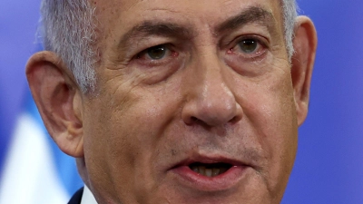 Israels Ministerpräsident Netanjahu lässt palästinensische Häftlinge trotz eines Abkommens vorerst nicht frei. (Archivbild)    (Foto: Evelyn Hockstein/Pool Reuters/AP/dpa)