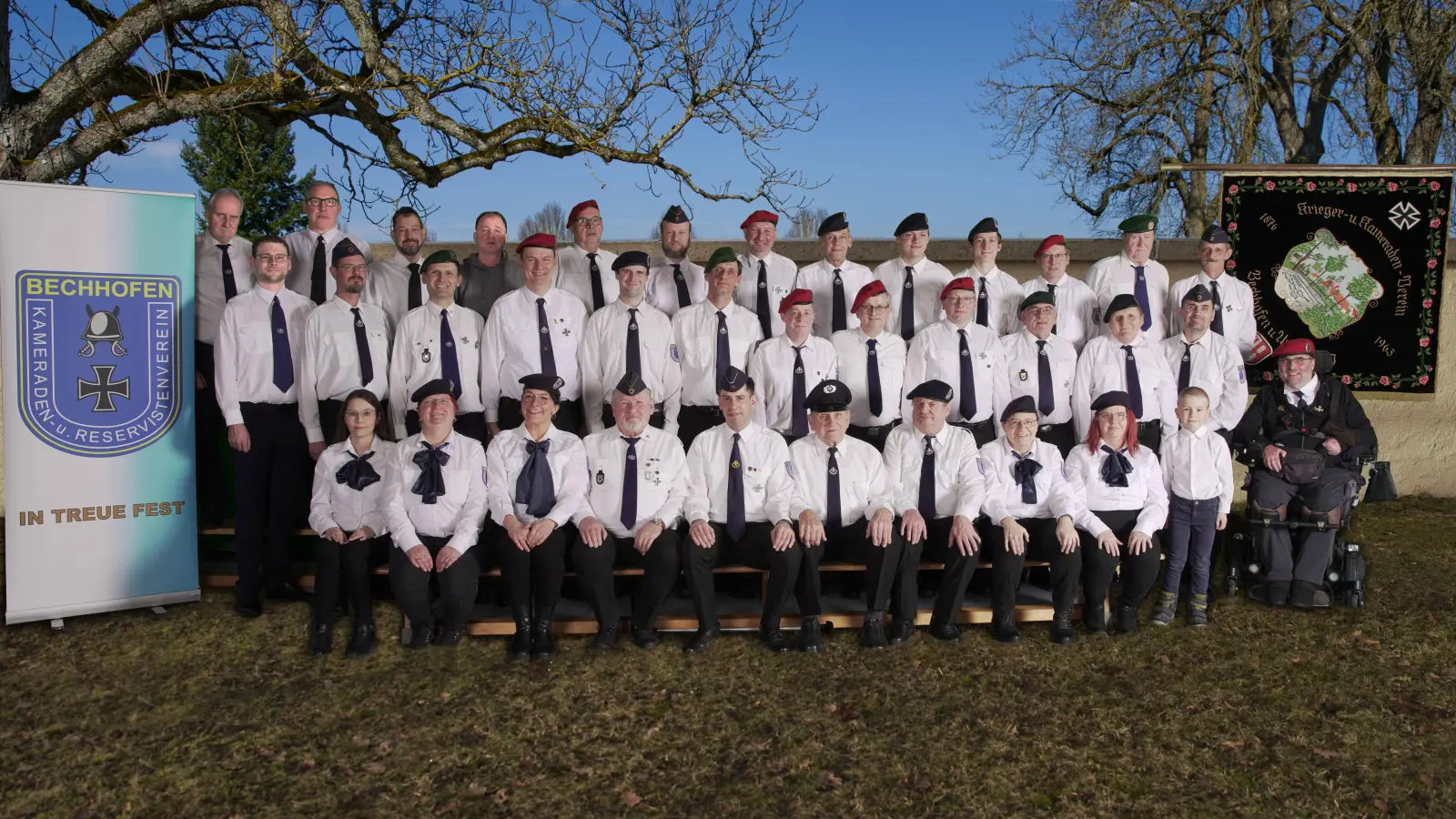Der Kameraden- und Reservistenverein Bechhofen feiert am 25. und 26. April sein 150-jähriges Bestehen.  (Foto: Oliver von Guérard)